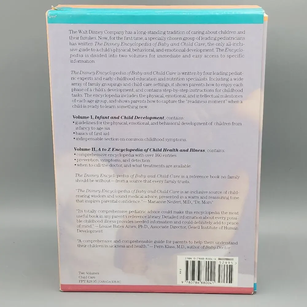 The Disney Encyclopedia of Baby & Child Care, 2 Volume Set & Slipcase Parenting